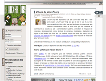 Tablet Screenshot of linuxfr.org