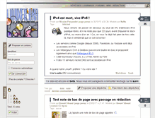 Tablet Screenshot of alpha.linuxfr.org